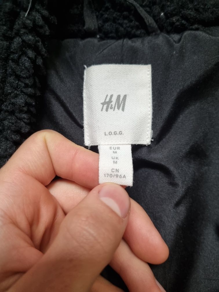 Шубка-тедді, шиншила, пухнаста H&M