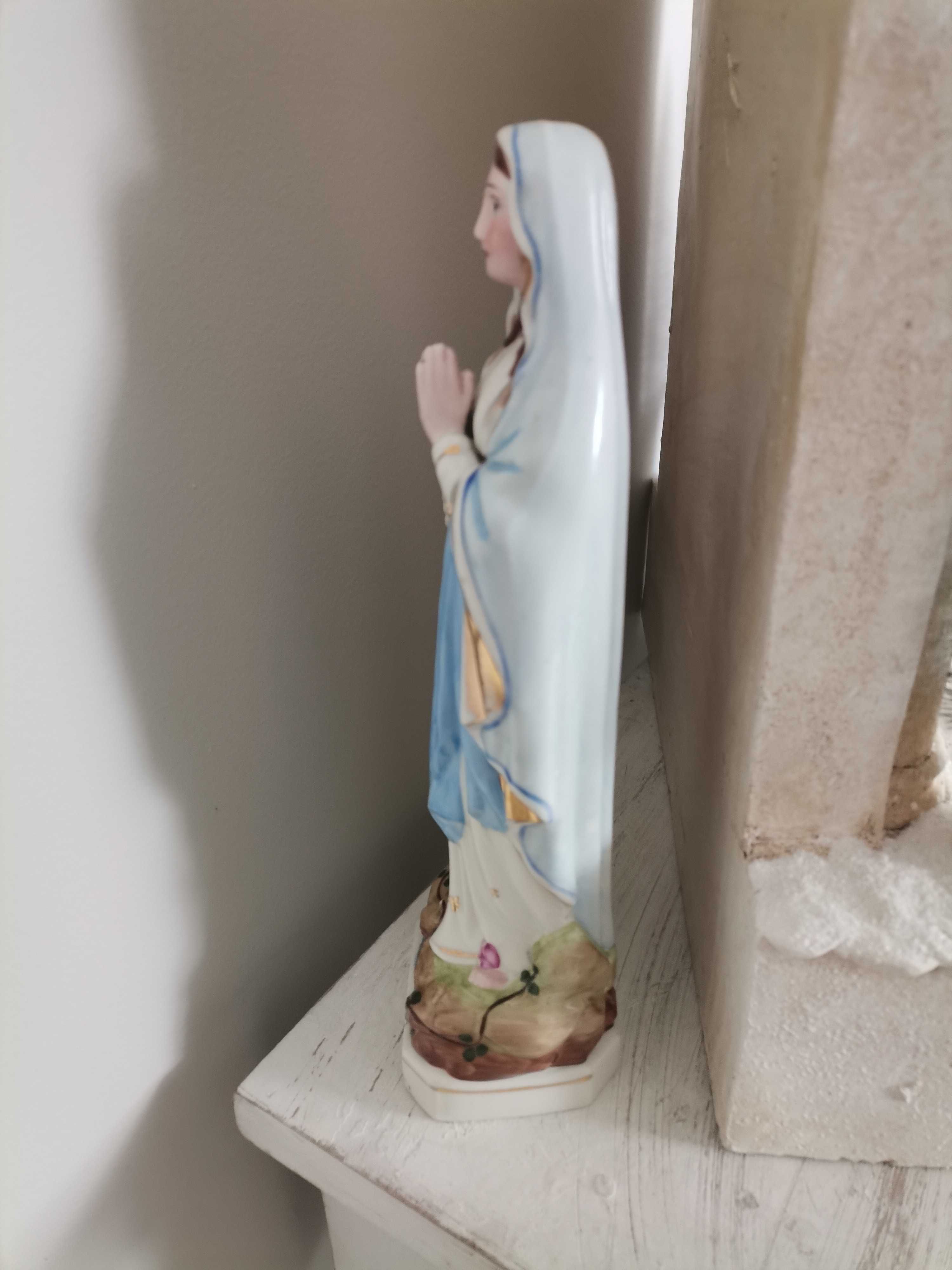 Figurka porcelanowa Matka Boża z Lourdes