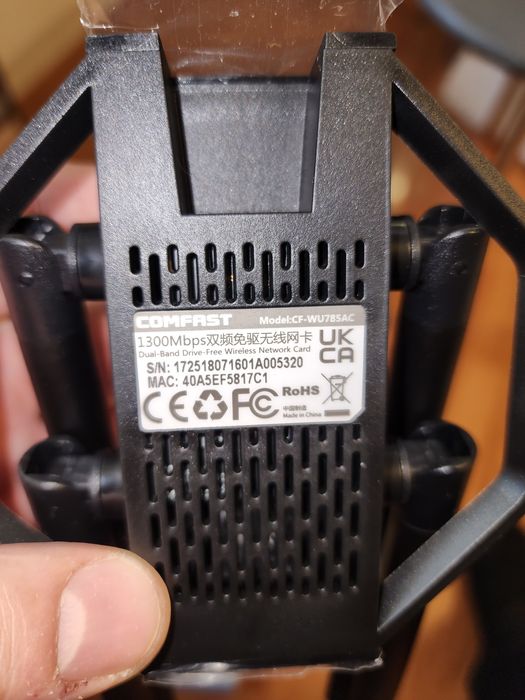 Продам WiFi адаптер Comfast CF-WU785AC (сетева wifi карта)