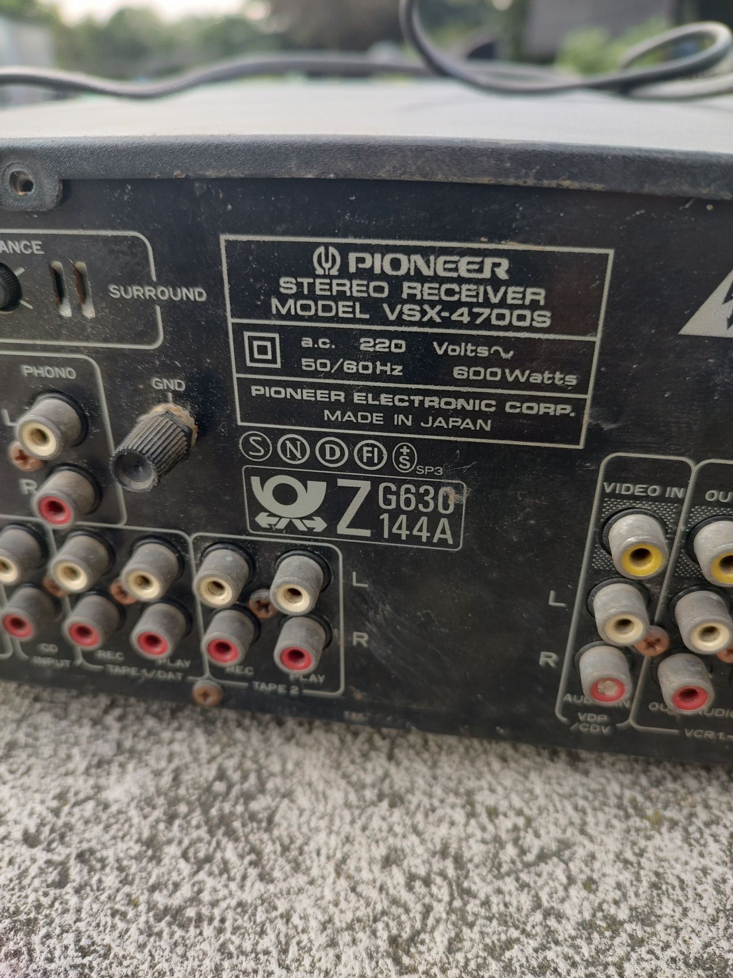 Radio wzmacniacz Pioneer