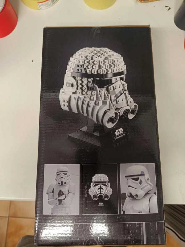 klocki hełm szturmowiec stormtrooper jak lego