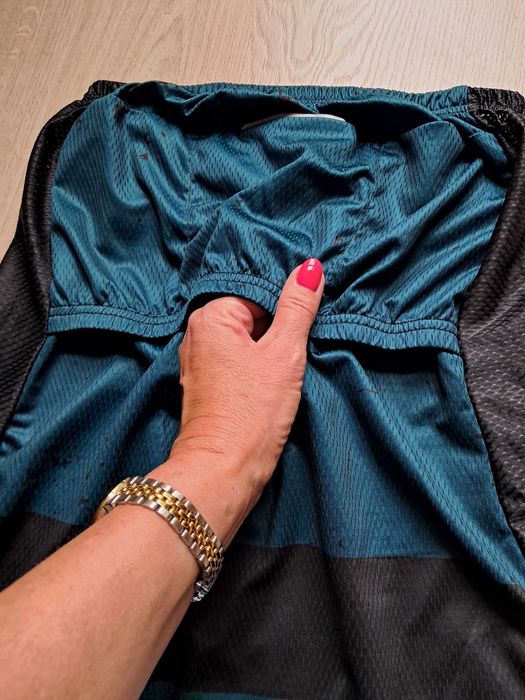 Bluza rozpinana, rowerowa, RSSCSports, rozm L ,szmaragd, ciapki.męska