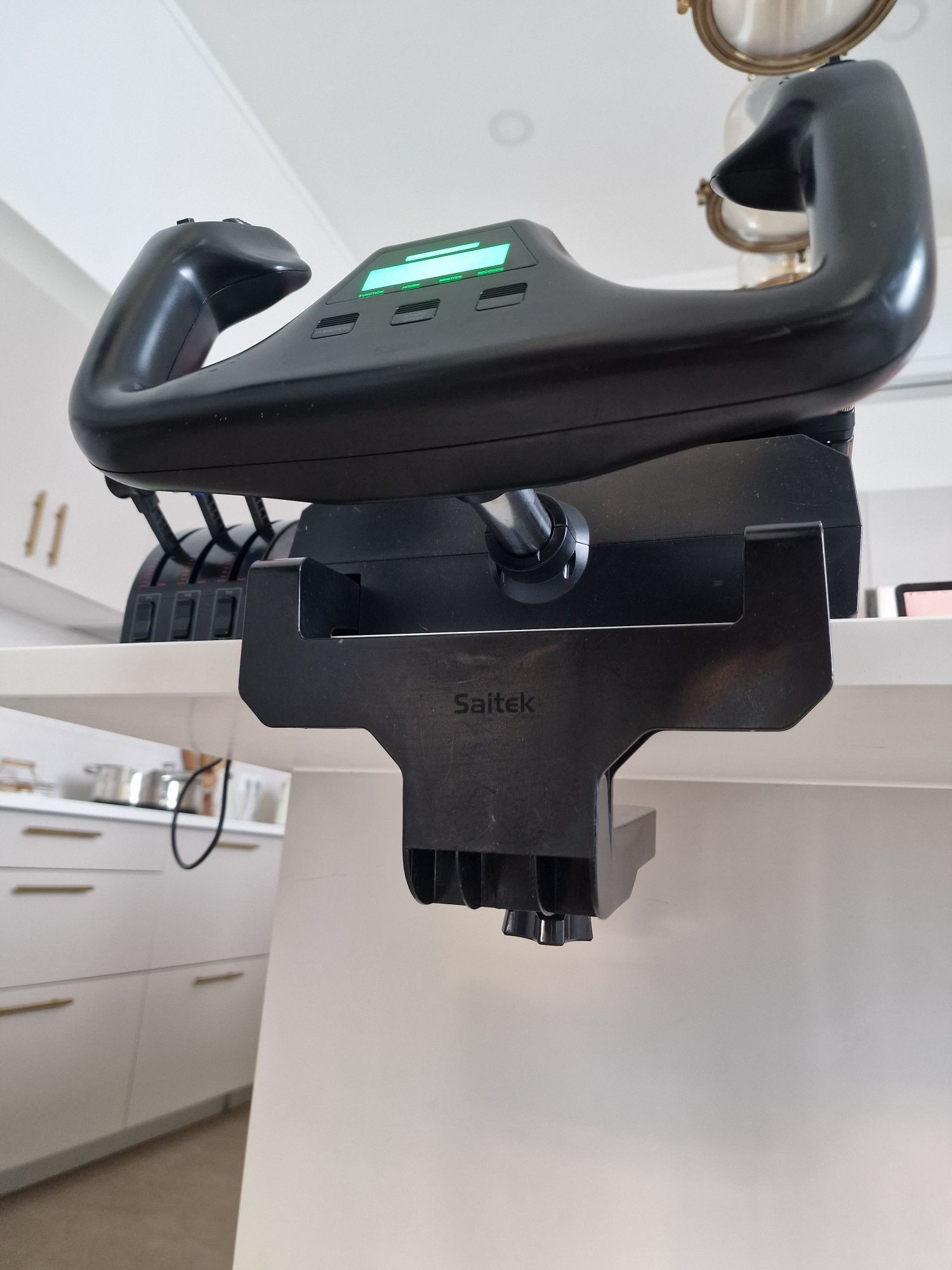 Pro flight yoke Saitek+painel múltiplo+acelaração