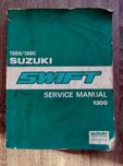 Książka "Suzuki Swift Service Manual 1300" 1989/1990 - Język Angielski