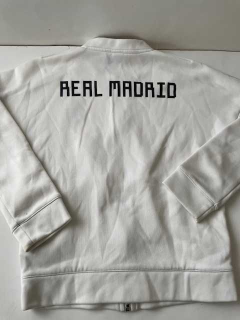 Bluza piłkarska Real Madryt Adidas rozmiar S młodzieżowe 140 cm