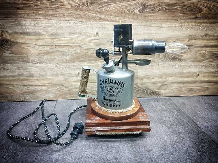 Jack Daniels Fire - lut lampa z Iat 70  kolekcjonerska unikatowy model