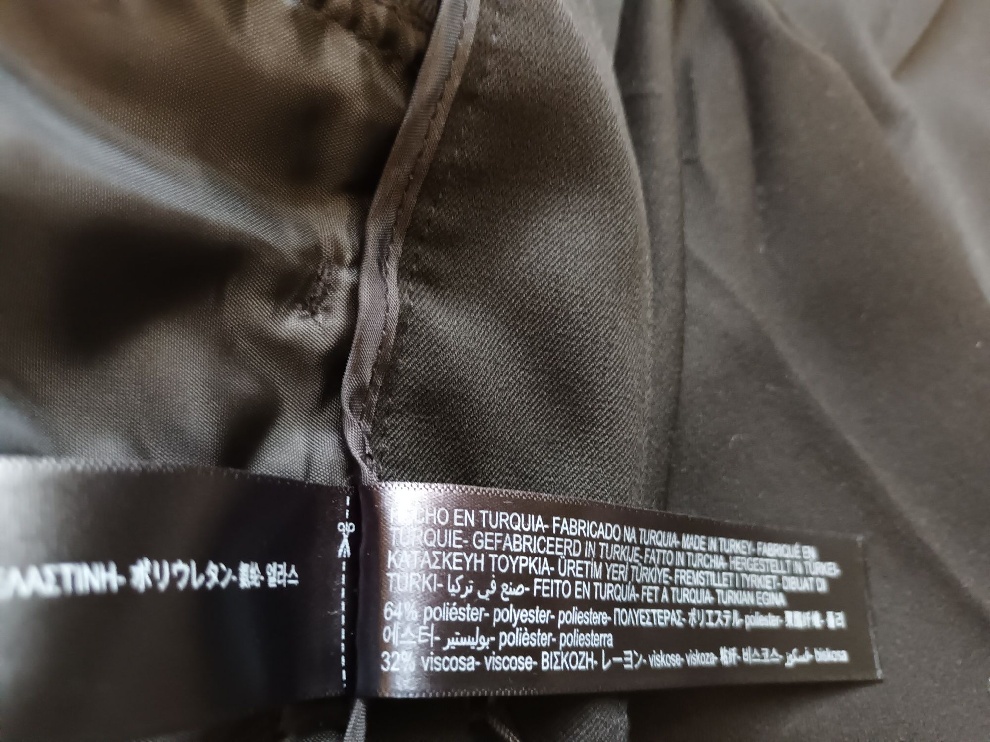 Spodnie cargo straight Massimo Dutti