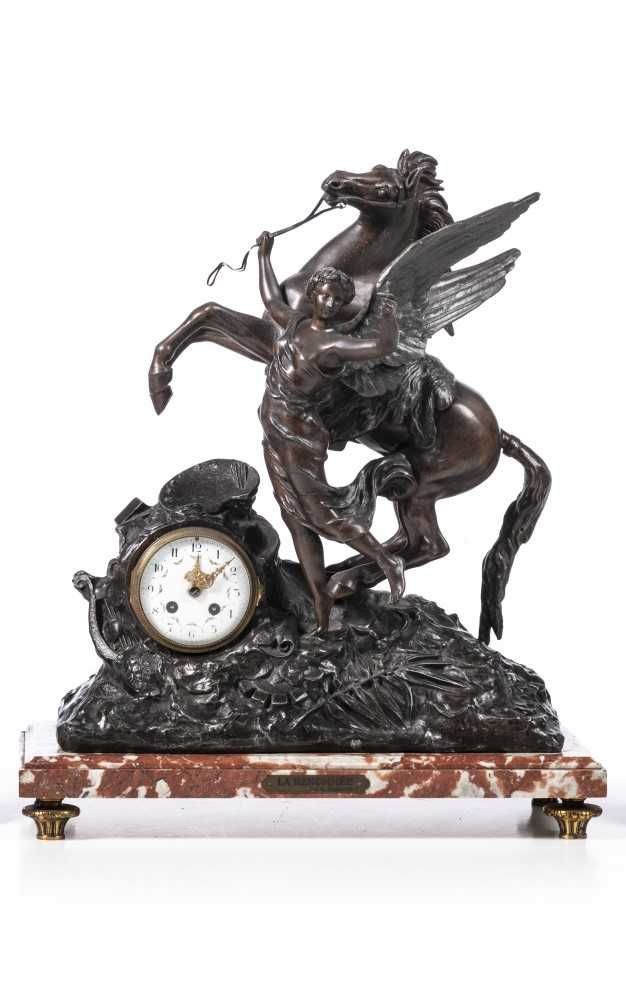 Relógio de Mesa em Bronze "LA RENOMMÉE"