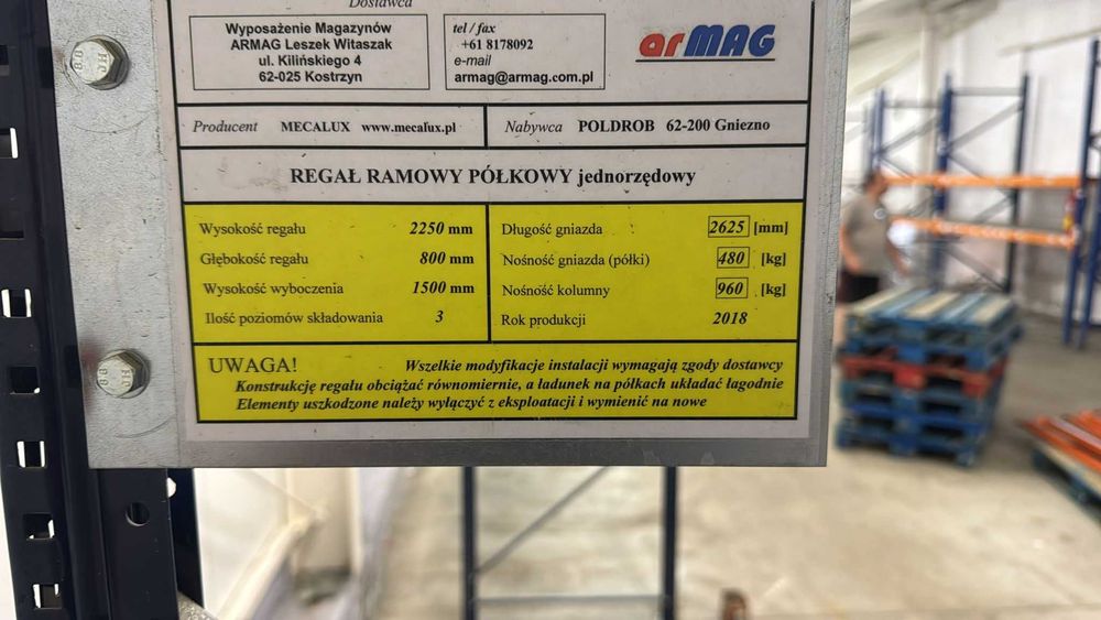 regały magazynowe różne rodzaje cena od 200 pln