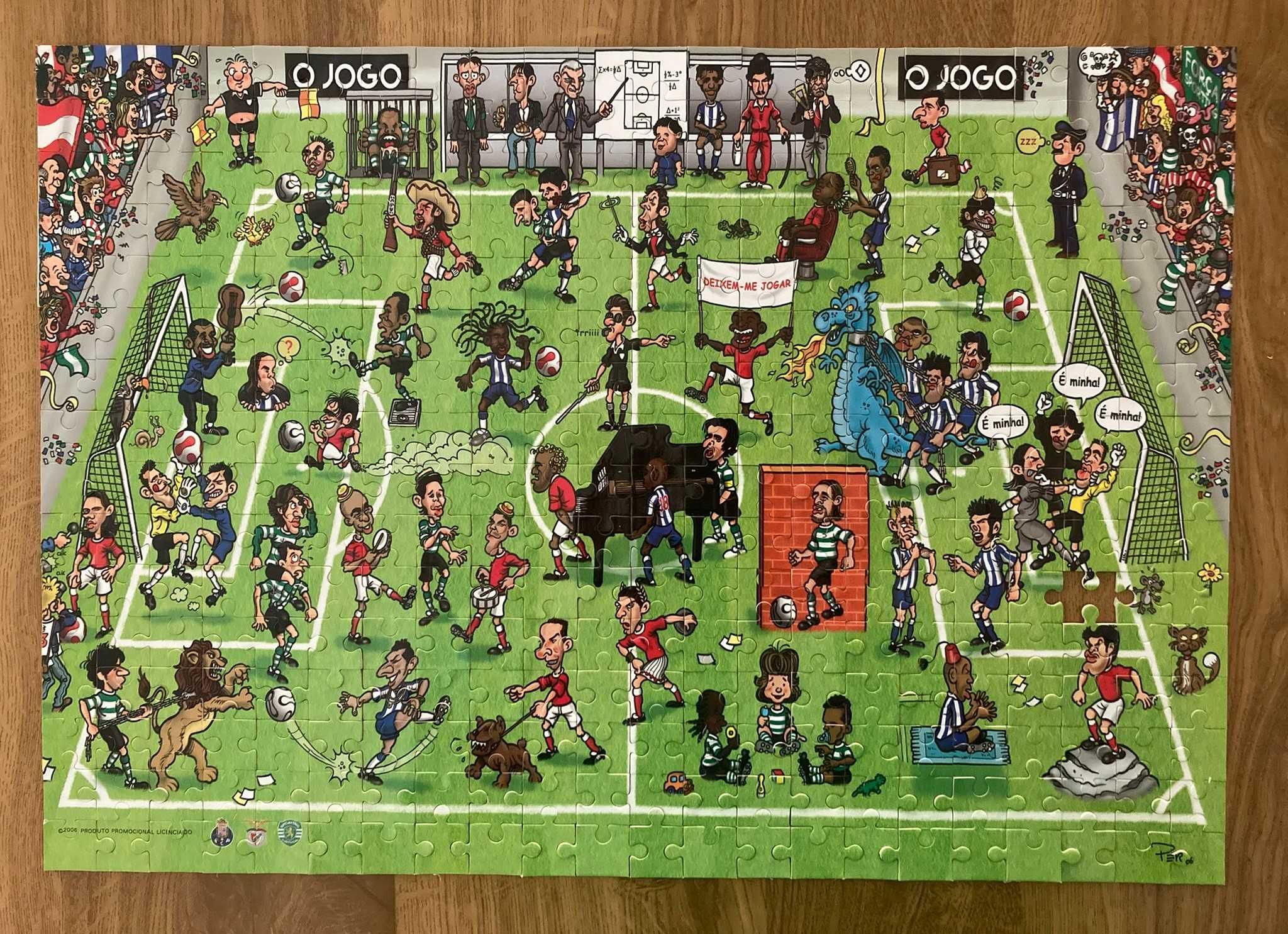 Puzzle de Futebol O Jogo 352 Peças [incompleto]