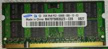 Pamięć do laptopa SAMSUNG DDR2 2GB, M470T5663QZ3