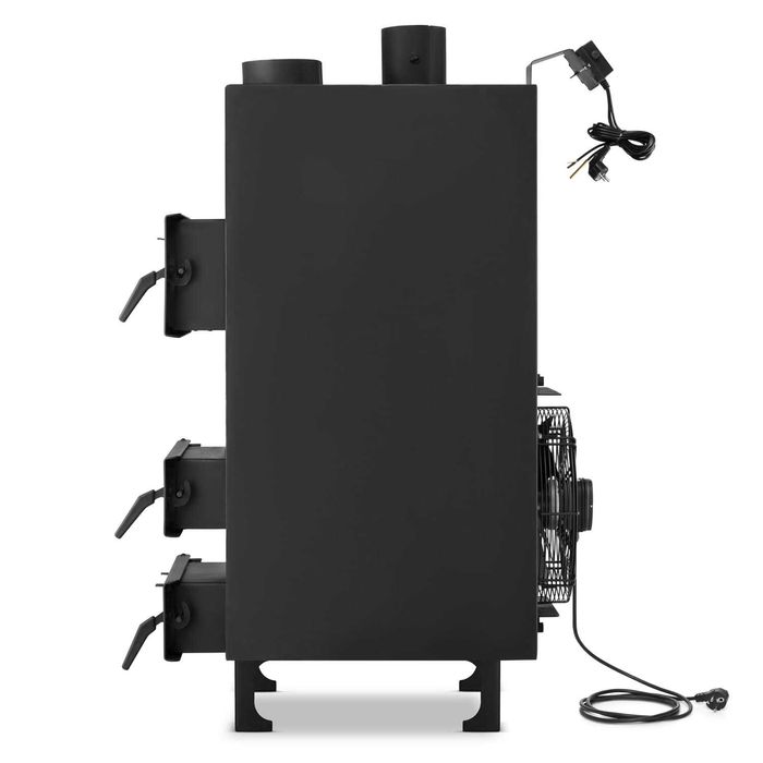 Piec nadmuchowy z nadmuchem dmuchawa HIGHER PN3 o mocy 25 kW ECODESIGN