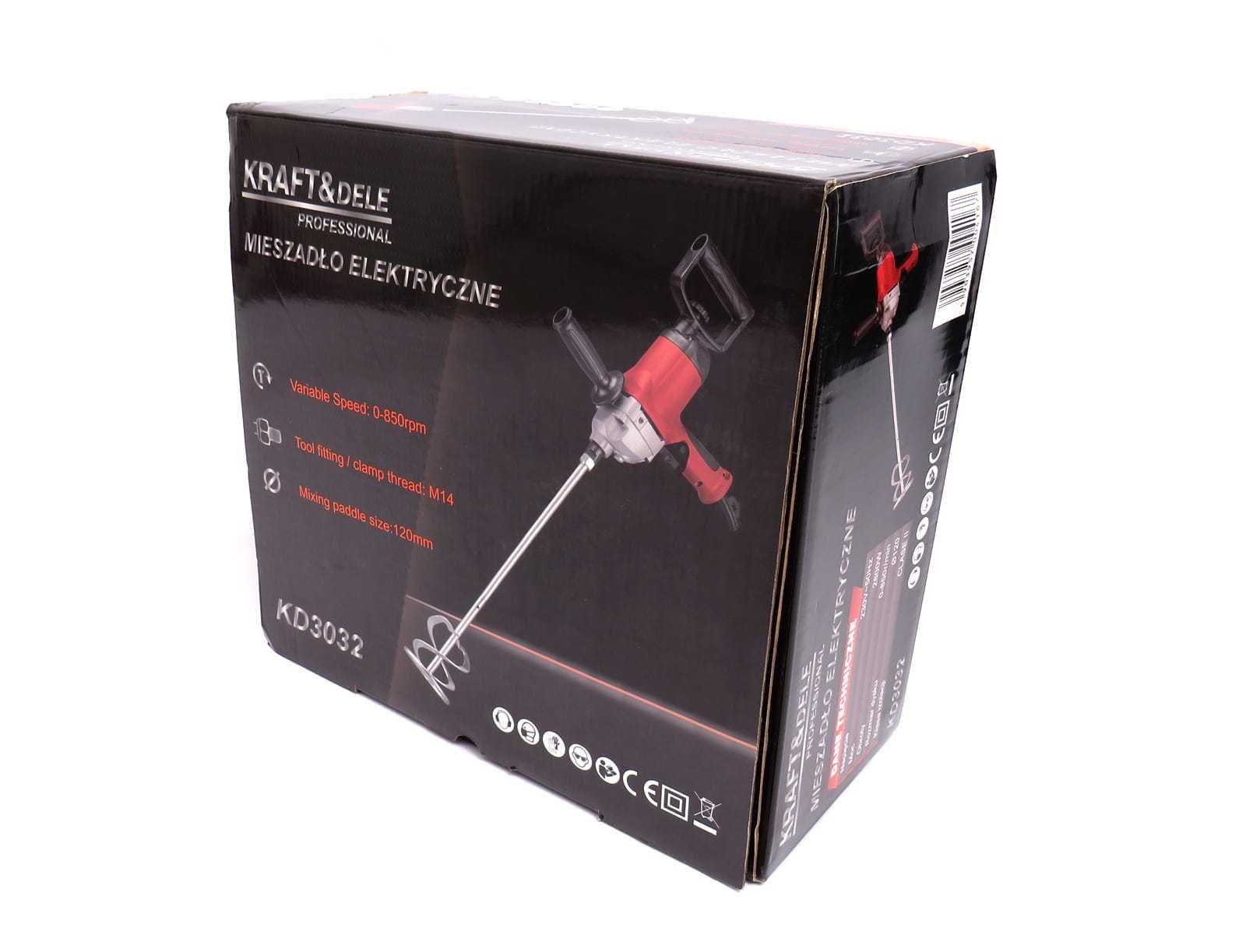 KRAFT&DELE Mieszadło Gipsu Betonu Elektryczne Mieszarka 2800w KD3032