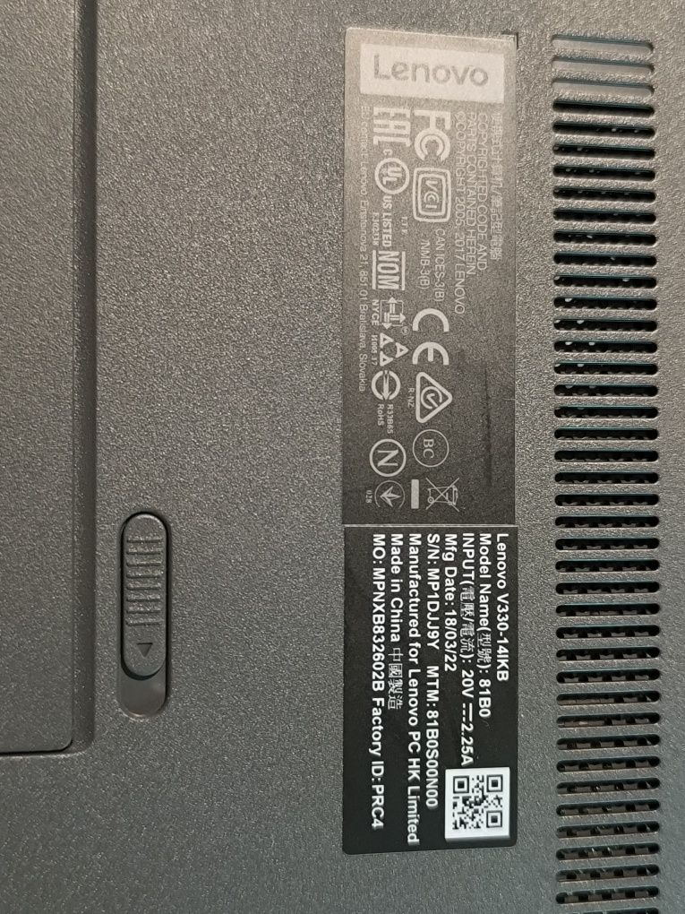 LENOVO V330 i5-8250/12Gb Ddr4/SSD 480Gb