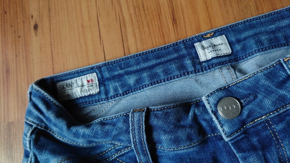 Pepe jeans spodnie damskie Skinny High Waist 29/28