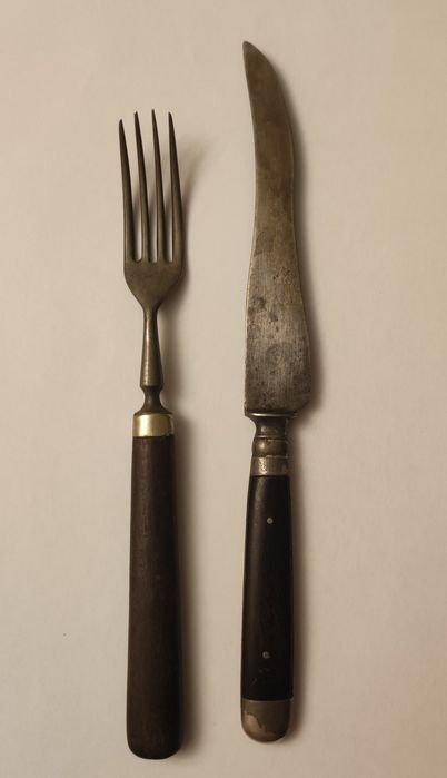 Stare sztućce zestaw