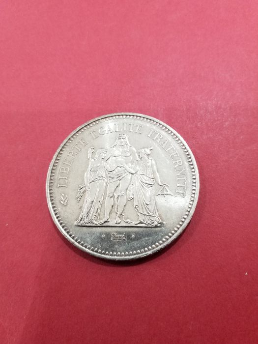 Moedas antigas em prata francesas