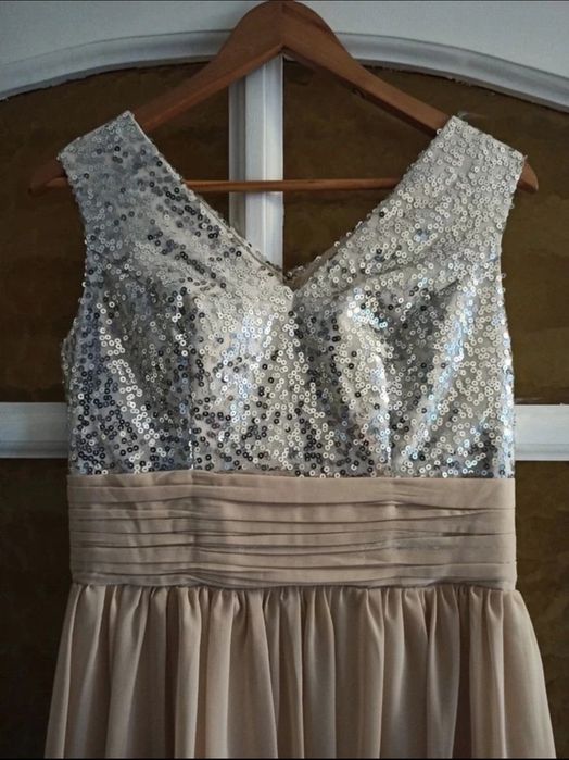 Suknia długa maxi wizytowa poprawiny ślub świadkowa