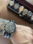 Seiko Delta Czarny Nato 41 mm szafir Tudor case