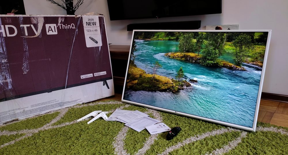 Стан нового білий 50" 4К LG , SmartTV, YouTube, WiFi, airplay