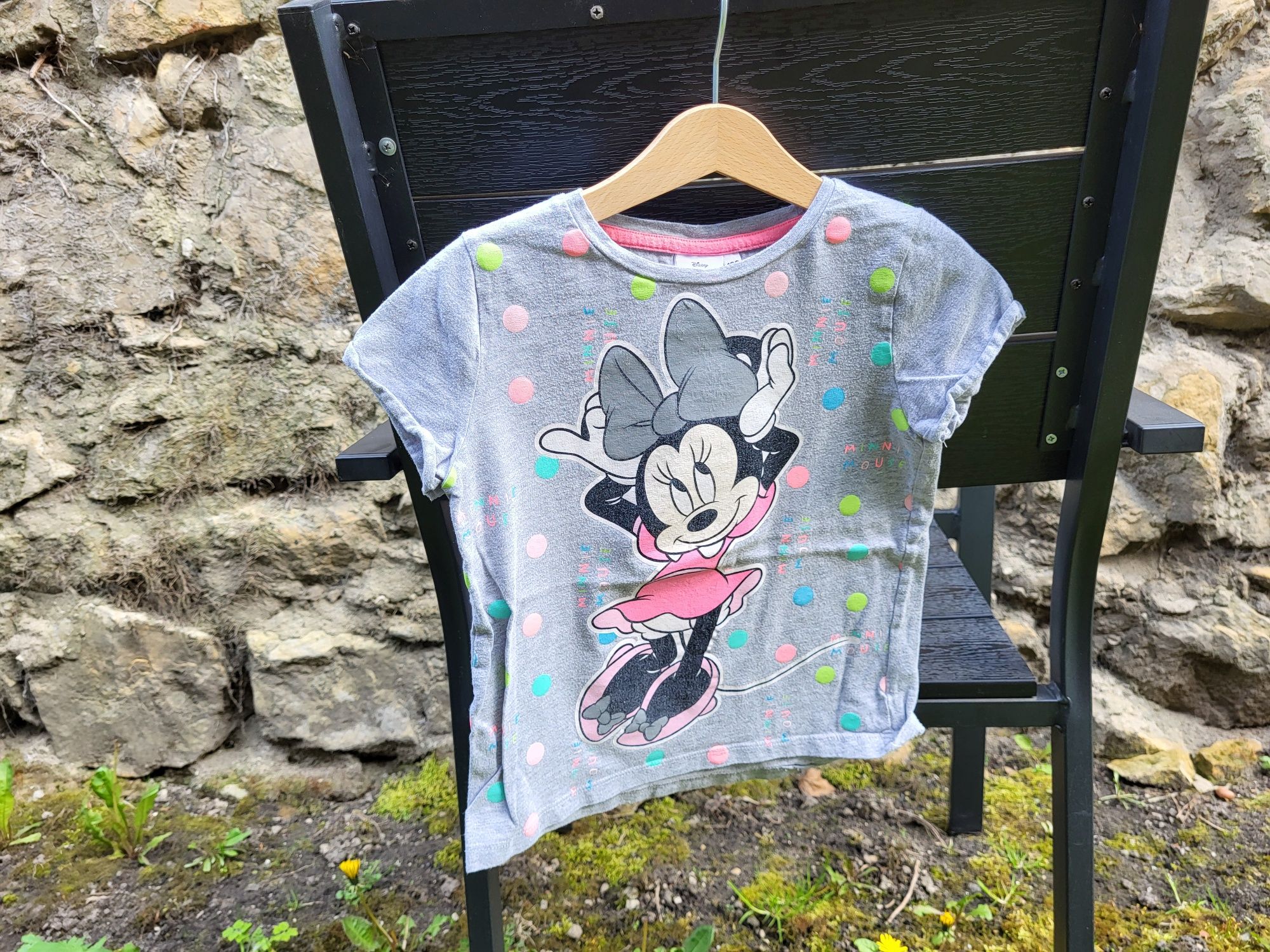 Zestaw 5 T-shirt'ow 122/128 m.in. minnie