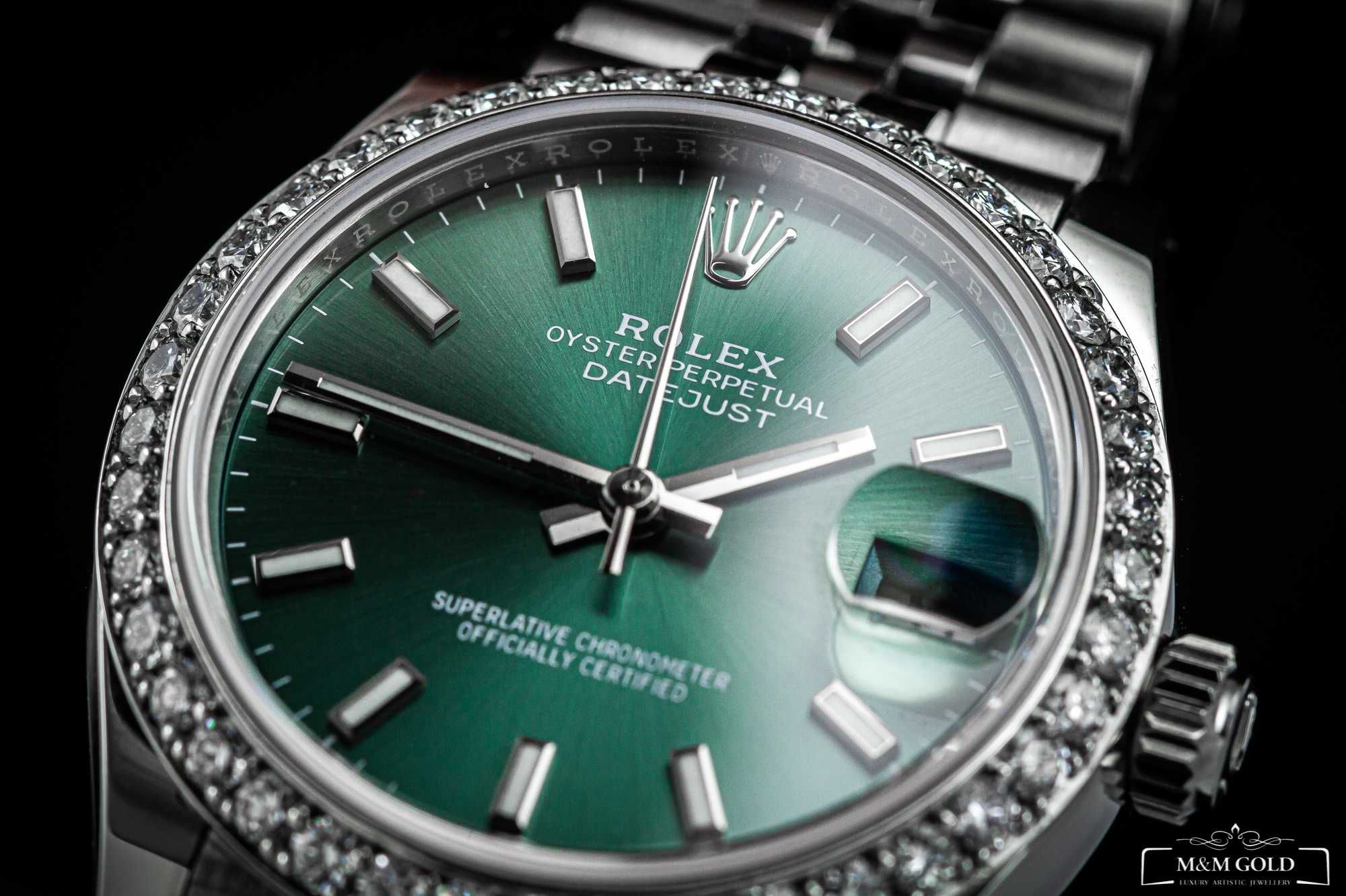 Rolex Datejust 31mm z brylantowym pierścieniem