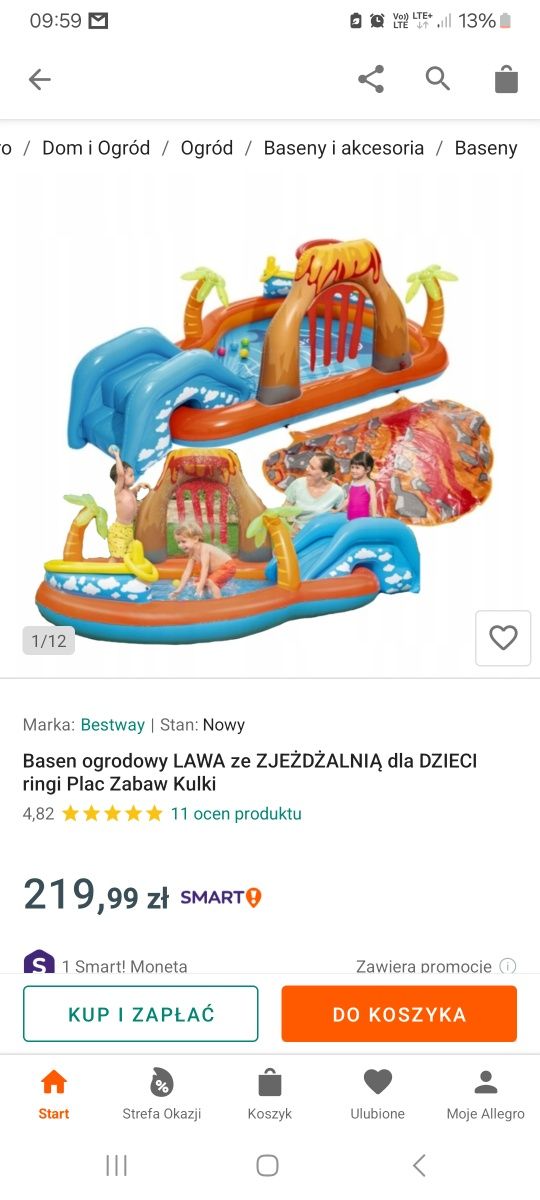 Basen dla dzieci Lawa