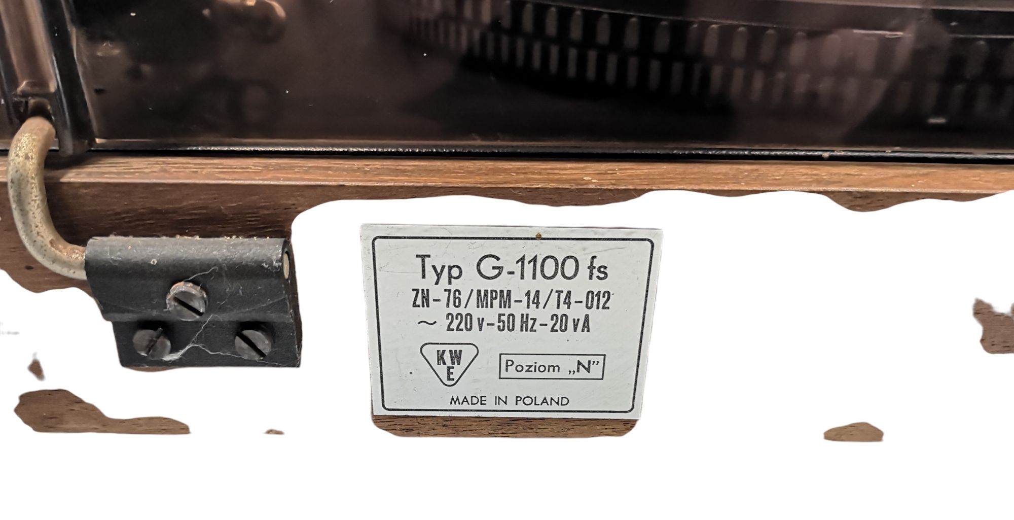 Gramofon Unitra G-1100 FS Daniel