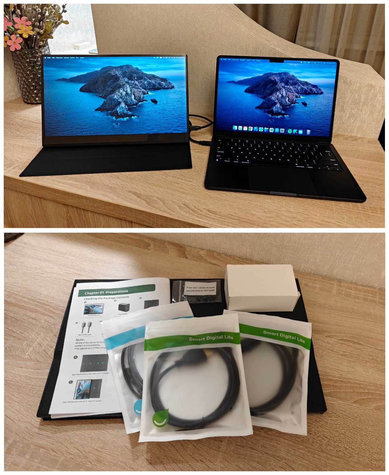 Портативний сенсорний монітор UPERFECT 15.6'' 1080P Touchscreen IPS