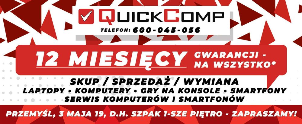 Nowy Komputer PC Gamingowy Ryzen 5 7500F / 32GB / RTX5070 12GB / WIN11