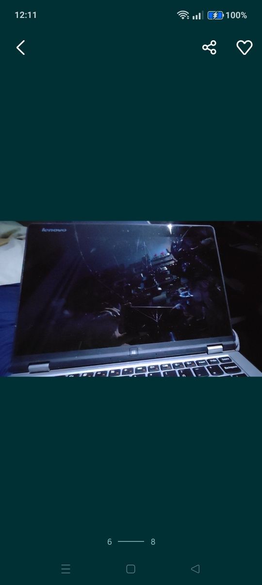 Sprzedam laptopa z funkcjami tabletu ekran dotykowy uszkodzony