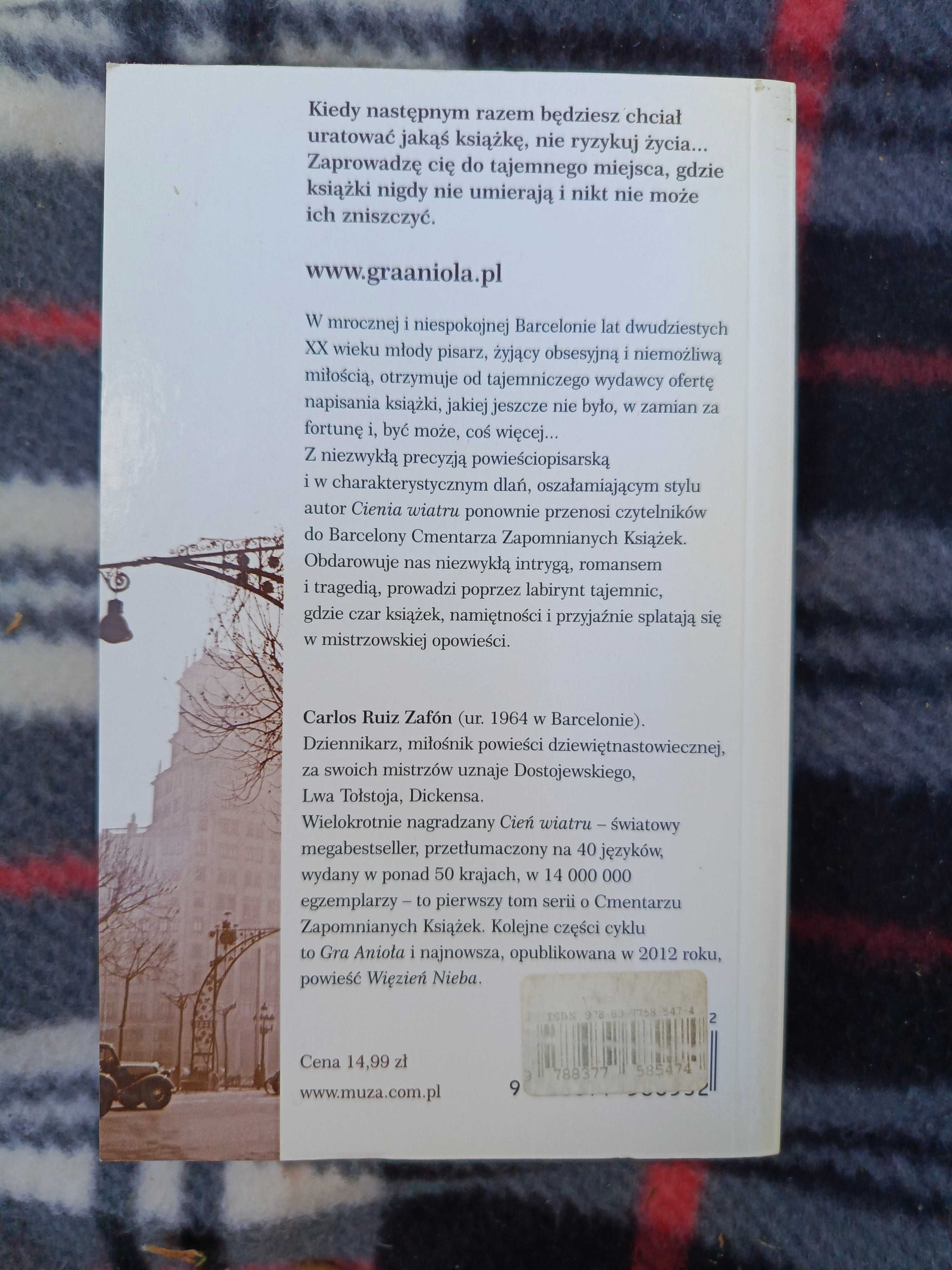 Gra anioła - Carlos Ruiz Zafon