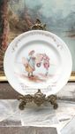 ROYAL DOULTON stary kolekcjonerski talerzyk scenka rodzajowa Anglia