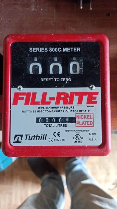 Licznik ON paliwa oleju benzyny wody