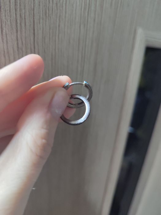 Серьги  с бирюзой