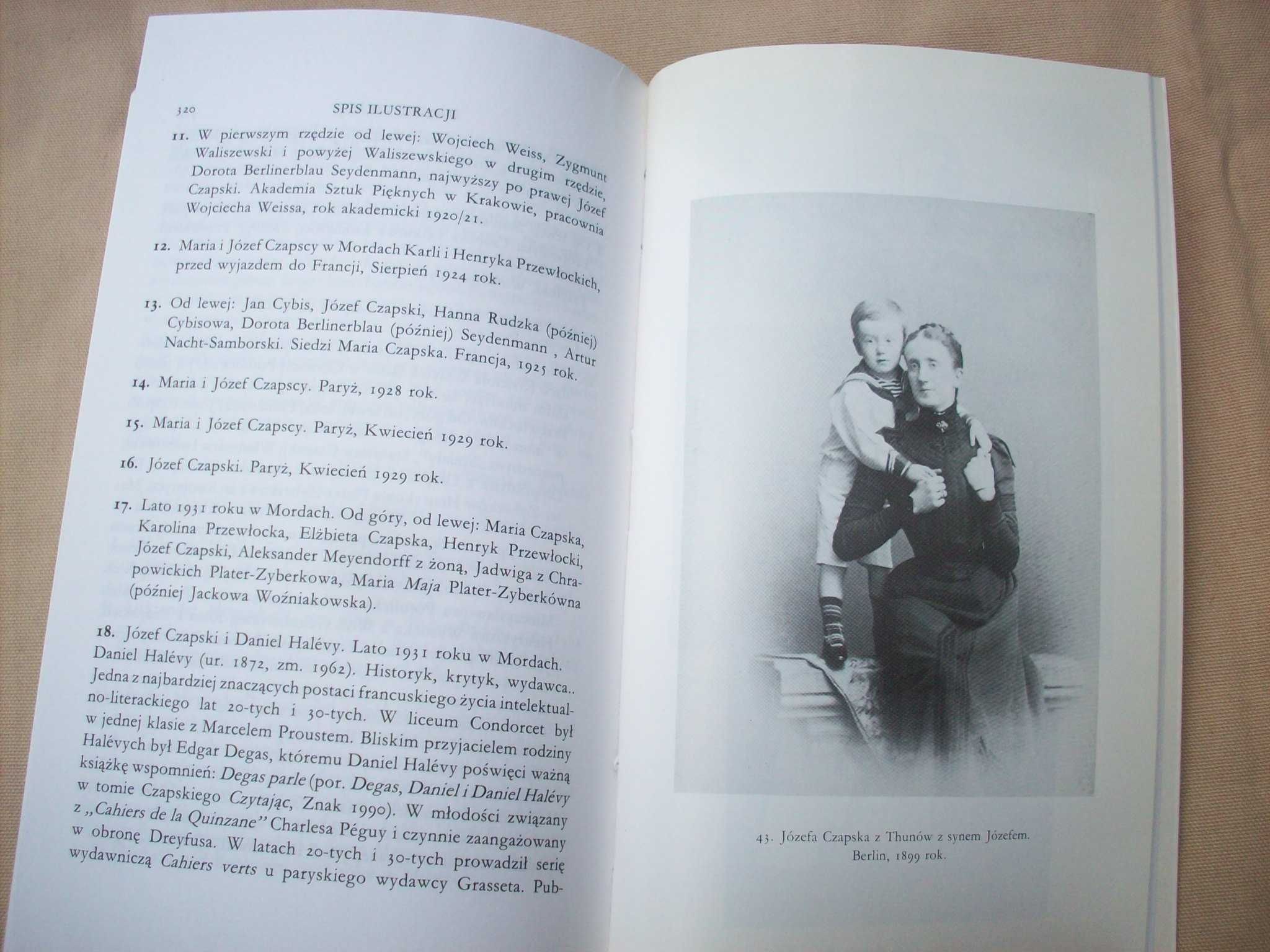 Wyrwane strony, J.Czapski, 1993.