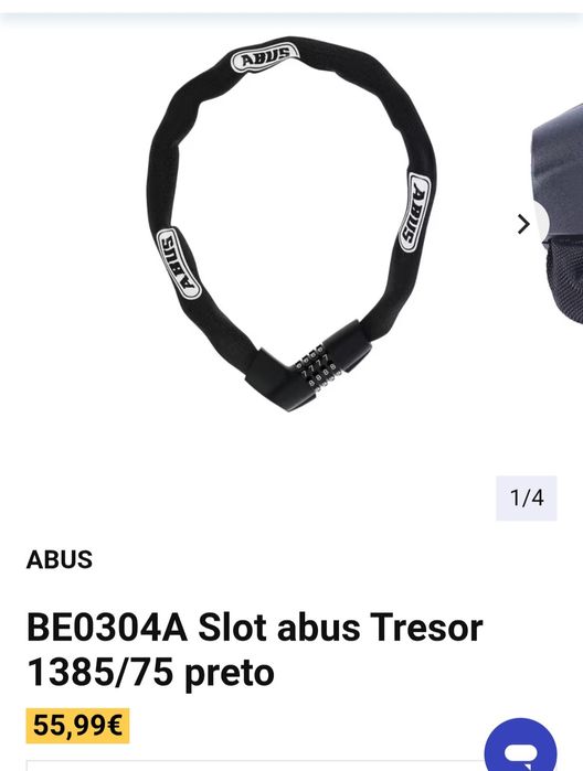 Corrente cadeado com código 85cm 100% nova para mota bicicleta trotine