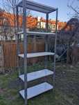 Regał metalowy 2,5 m do piwnicy garażu spiżarni