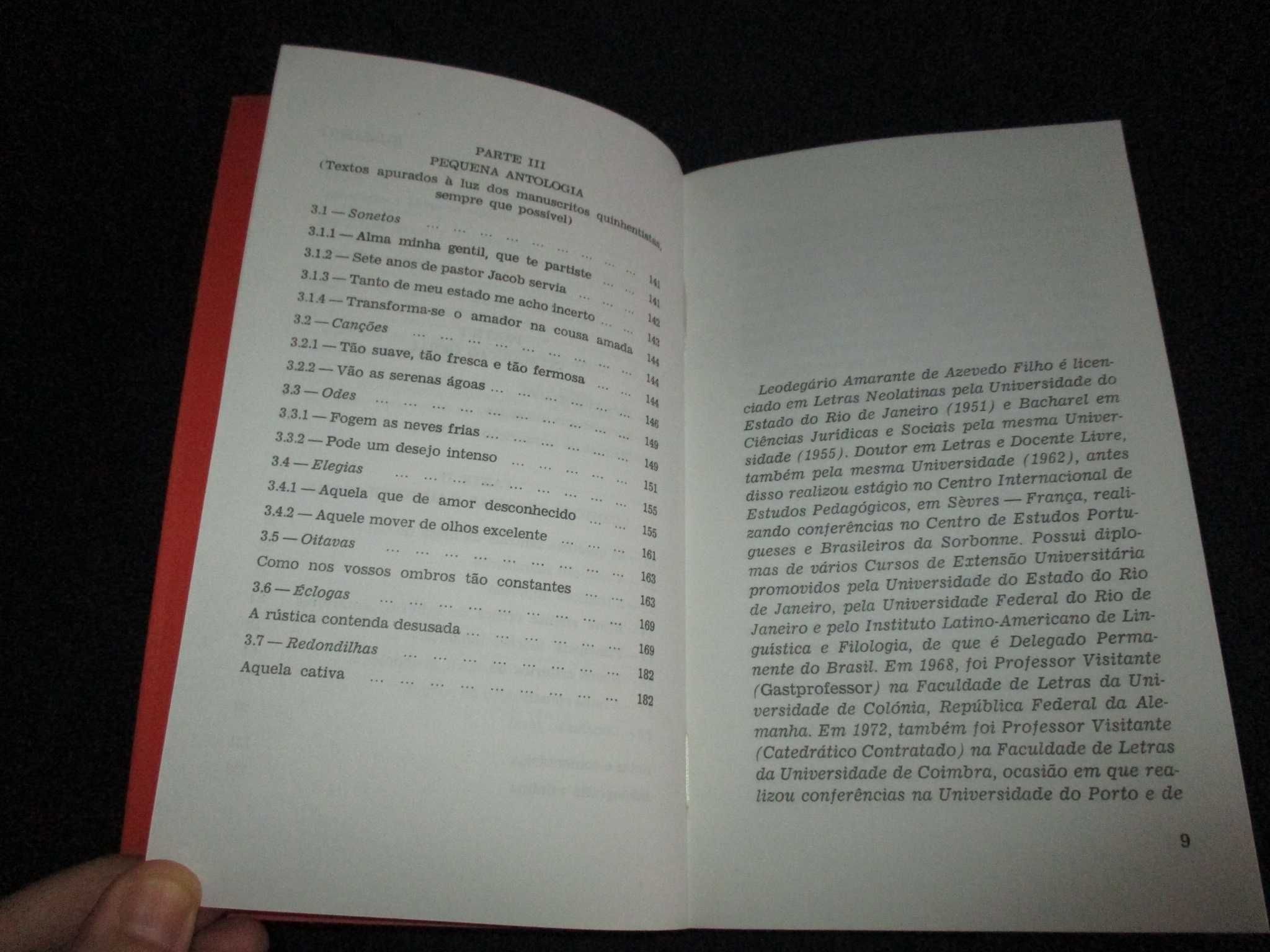 Livro Introdução à Lírica de Camões