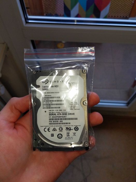 Dysk HDD 500 GB SATA thin laptop (HP)