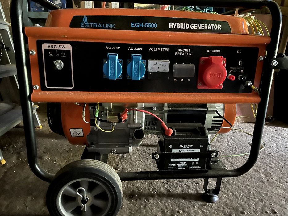 Agregat generator prądu Extralink egh 5500 benzyna gaz
