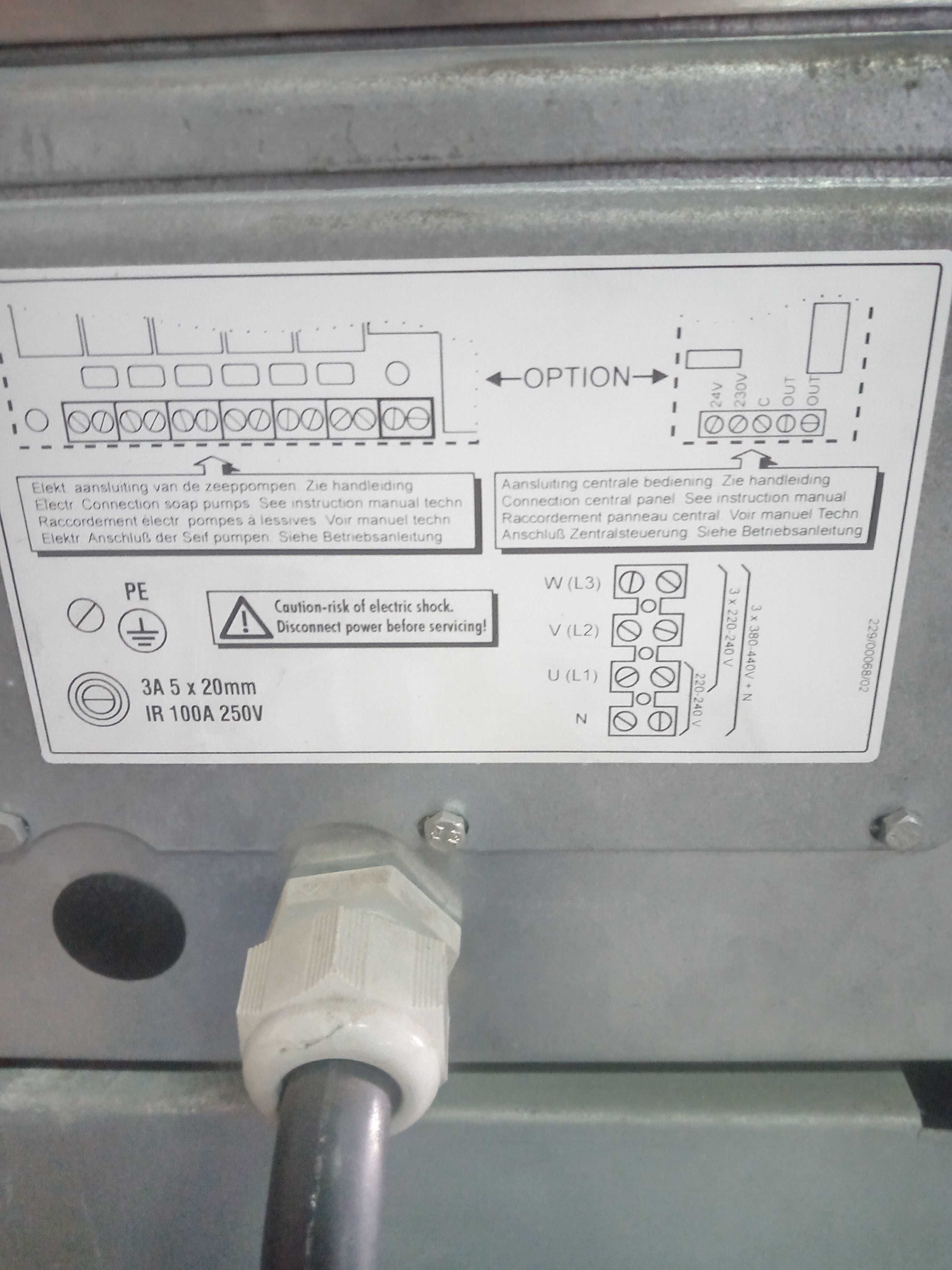 Máquina de lavar industrial,lavar e outra secar