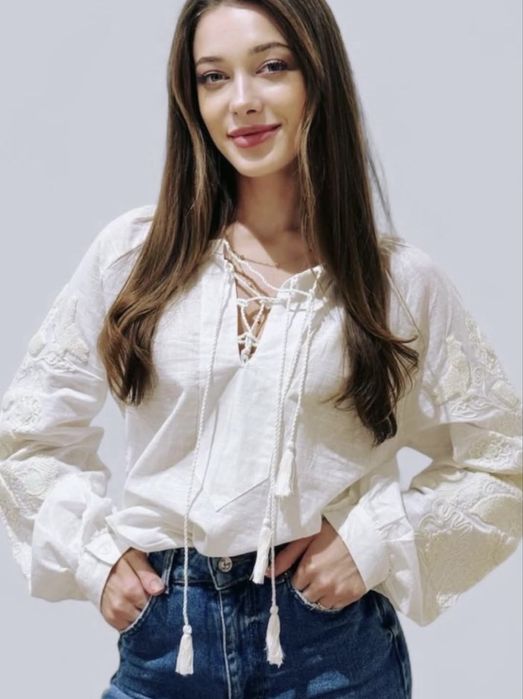 Жіноча вишиванка, вишита сорочка, блузка національний одяг