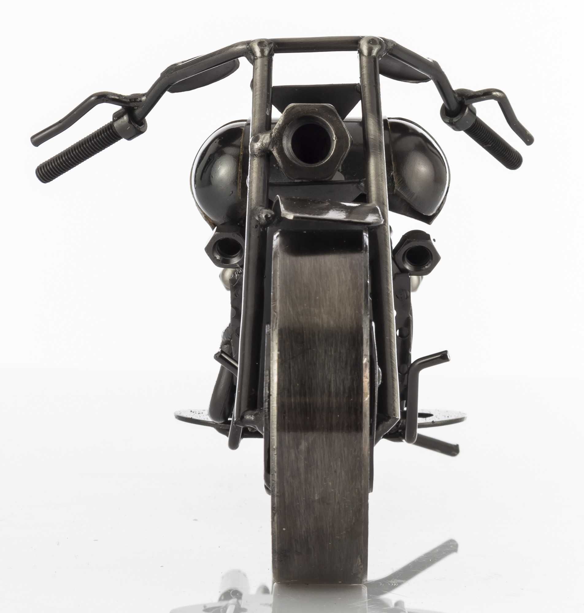 Motocykl motor metalowy spawany 27 cm dekoracja