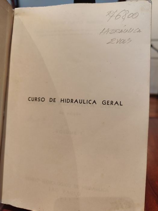 Manual Curso de Hidráulica Geral