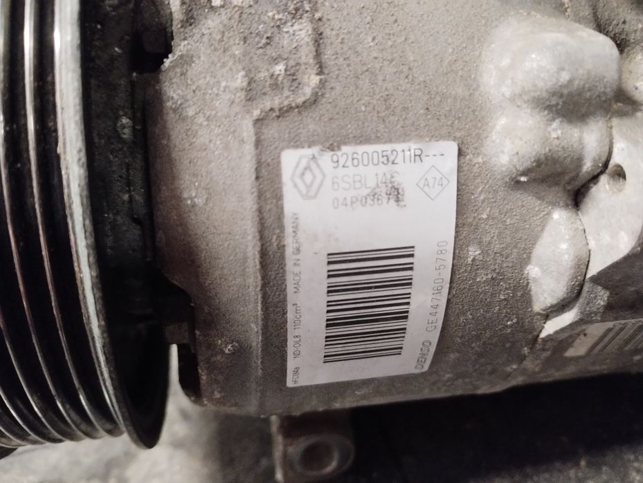 Sprężarka klimatyzacji Renault Megane 3 1.2TCE