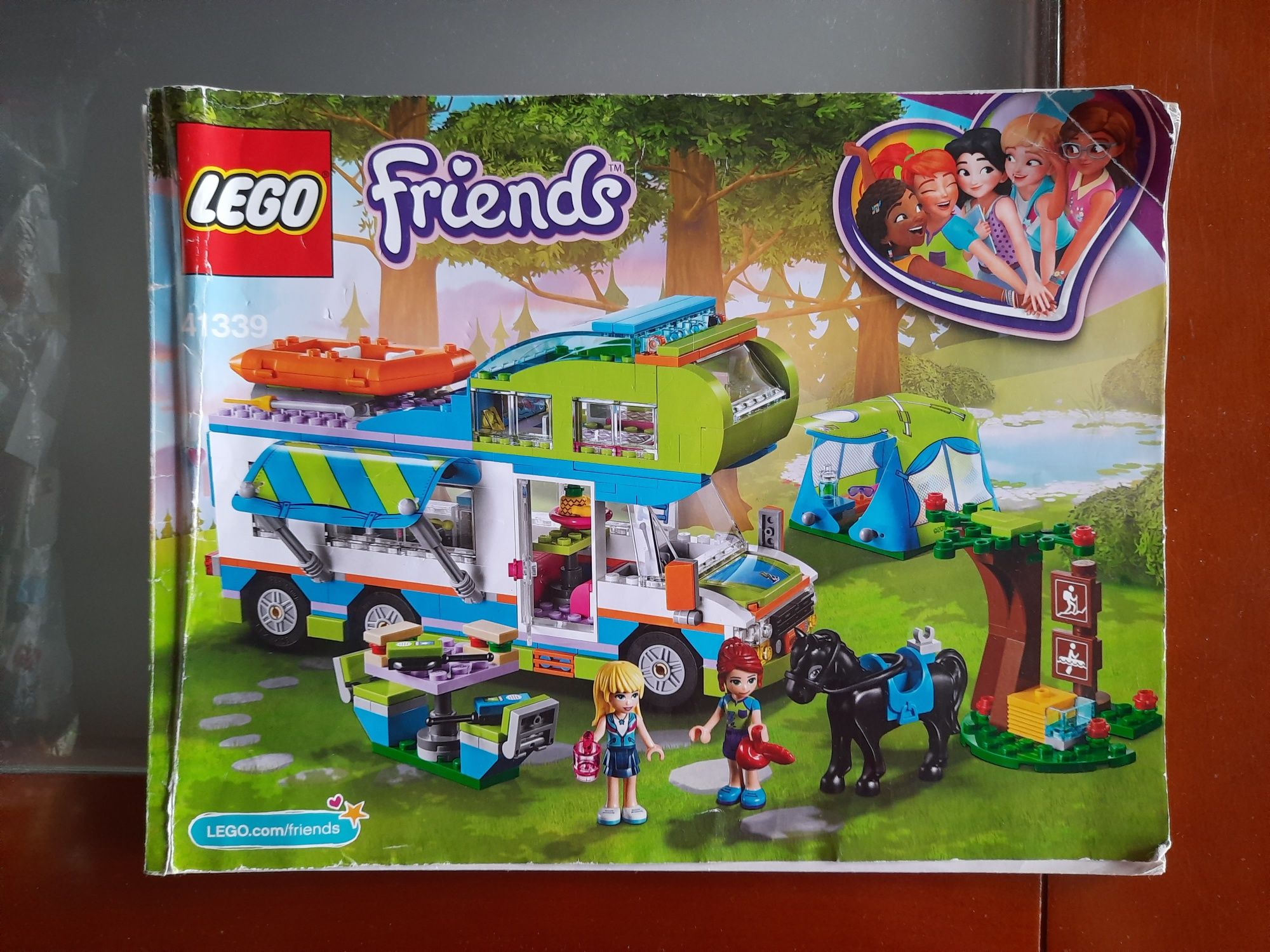 Lego friends 41339 kamper KOMPLETNE