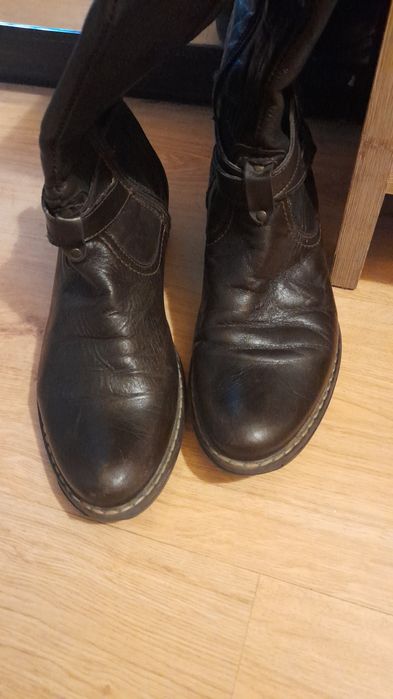 Kowbojki skórzane 37