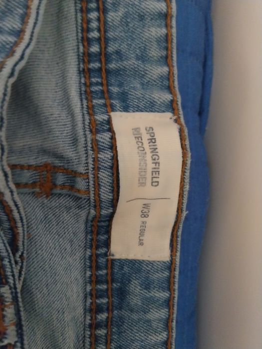 Calças de ganga de homem Springfield tamanho W38