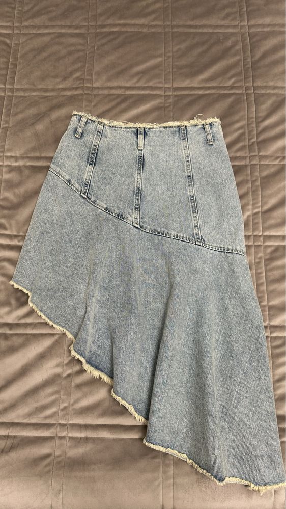 Юбка спідниця джинсова xs/s  stradivarius нова 36 s